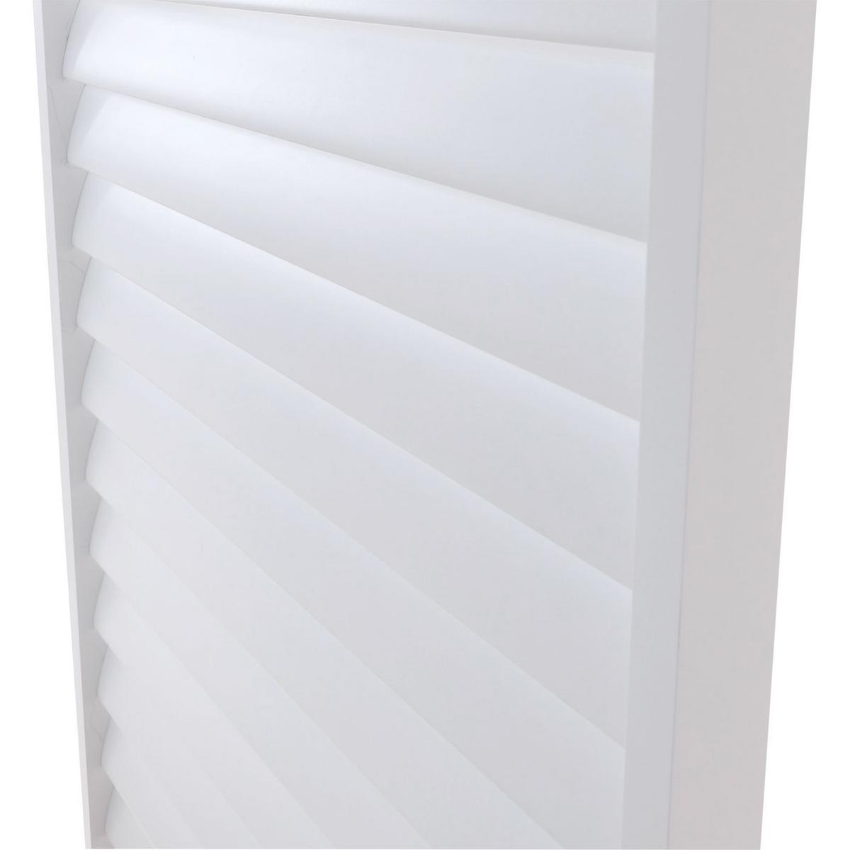 LAMELLENWAND FÜR PERGOLA Weiß - Weiß, Metall (90/220/6cm) - MCW