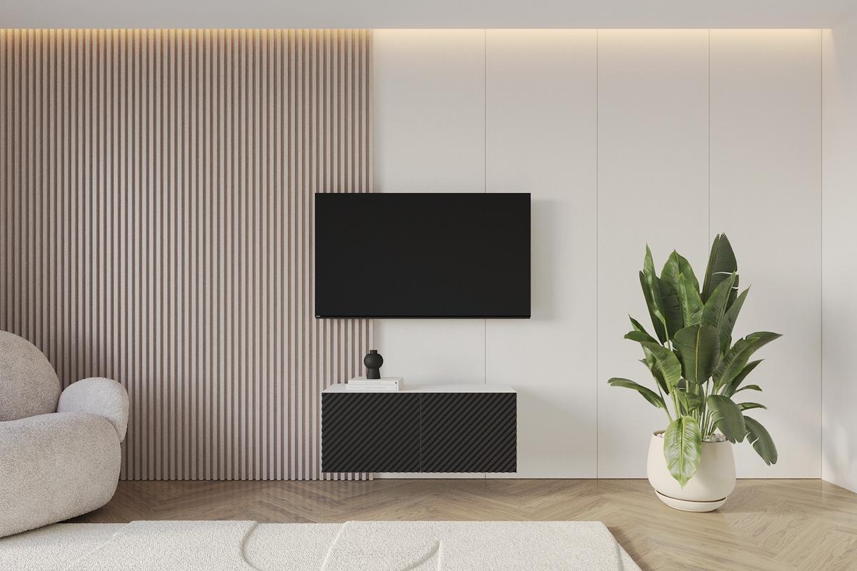 LOWBOARD ZENO-W 100x40x40 cm - Artisan / Katania - Eiche Wotan, Holzwerkstoff (100/40/40cm) - ALTDECOR