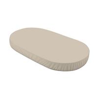 BABY Spannbettlaken 7in1 oval - Cappuccino, Textil (73/125cm) - waldin