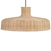 HÄNGELEUCHTE Tamarin 45/45/108 cm - Beige, Naturmaterialien (45/45/108cm) - Beliani