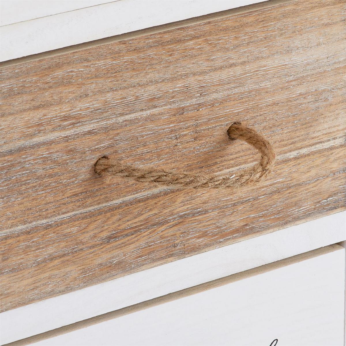 SCHUBLADENREGAL SALVA weiß - Weiß, Holz (29/50/27cm) - CARO-Möbel