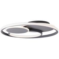 DECKENLEUCHTE Runda G99371/22 - Grau, Metall (50/50/7cm) - Brilliant