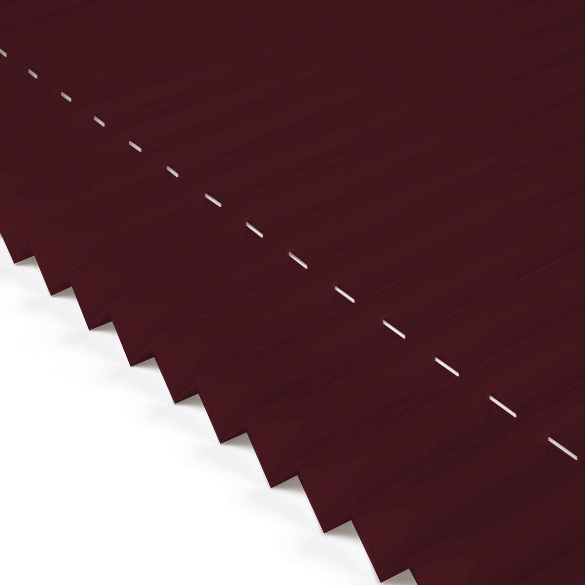 PLISSEE Basic 75 x 150cm Klemmfix ohne Bohren - Rot, Textil (75/150cm) - Deco-Raum
