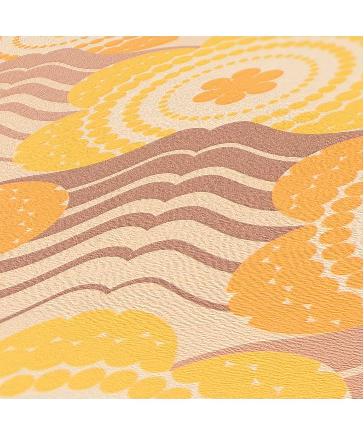 VLIESTAPETE Braun 53/850 cm - Braun, Textil (53/1cm) - KUNSTLOFT