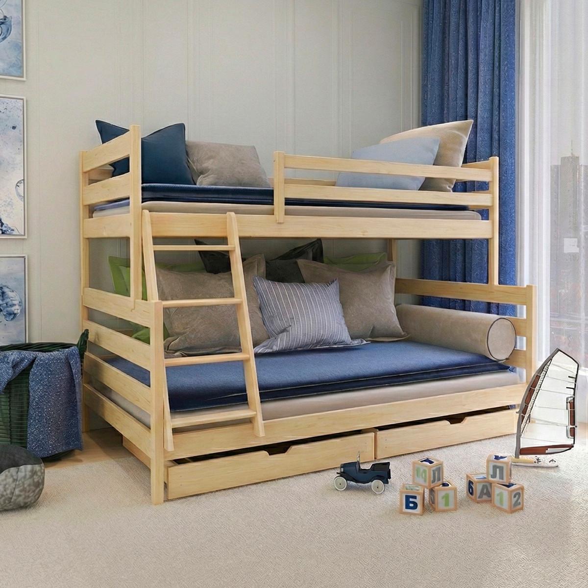 BETT 120/200 Léo Holz - Braun, Holz (120/200cm) - Petits-meubles