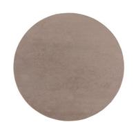 KURZFLORTEPPICH, einfarbig, Taupe, Ø 200 cm - Braun, Textil (200/200cm) - KADIMA DESIGN