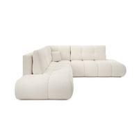ECKSOFA DUCA II L-S Beige Jersey mit Schlaffunktion - Beige, Holz (266.5/266.5cm) - MASSENO