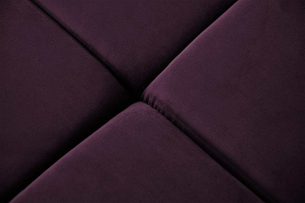 ECKSOFA MIT MOTORISCHEM SITZVORZUG NEVADA Violett Velvet Relaxfunktion - Violett/Schwarz, Textil (319/215cm) - KAWOLA