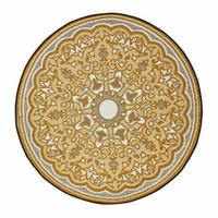 OUTDOORTEPPICH Rae, orientalisch gemustert rund 180 cm - Gelb, Kunststoff (180/180cm) - Homescapes