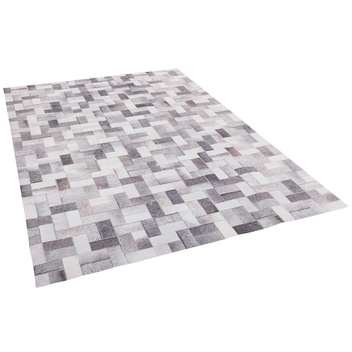 KUNSTFASER PATCHWORK TIERFELL TREND - Beige/Grau, Textil (200/290cm) - Pergamon
