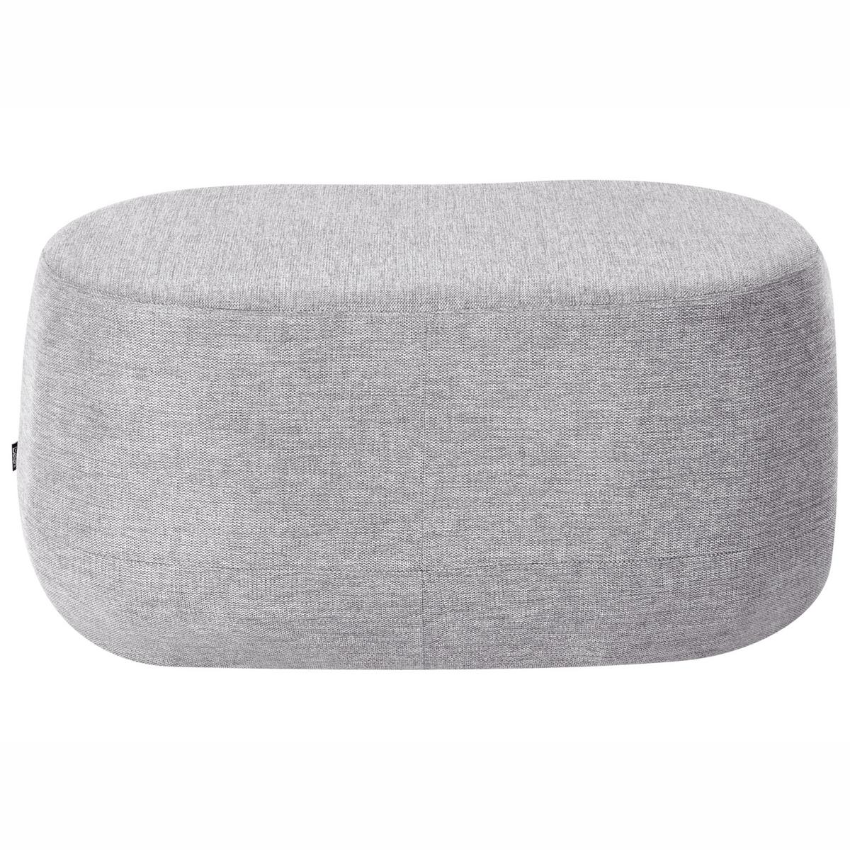 POLSTERBANK Hellgrau Ashton - Hellgrau, Textil (100/44/60cm) - Beliani