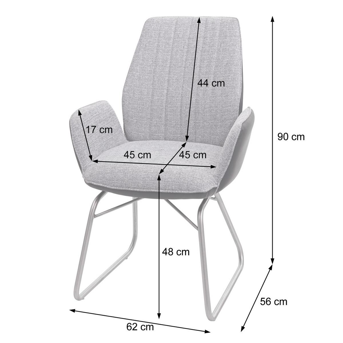 ESSZIMMERSTUHL Rotbraun - Rotbraun/Braun, Textil (62/90/56cm) - MCW