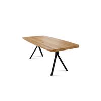 MASSIVHOLZTISCH Danette 10 140x77x90 Esszimmertisch Wildeiche geölt - Wildeiche, Holz (140/77/90cm) - 58aufmkessel
