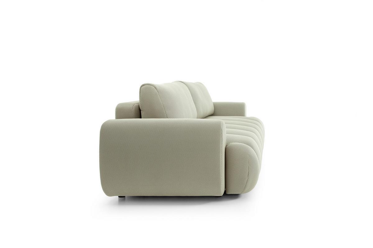 BETTSOFA SITO Braun Tkanina dzianinowa mit Schlaffunktion - Braun, Textil (110/81/263cm) - MASSENO