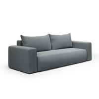 SOFA Bliss 3 Sitzplätze Grau - Grau, Holz (252/72/97cm) - Petits-meubles