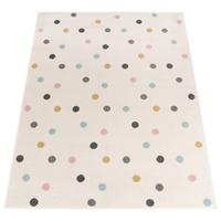 KINDERTEPPICH, mit Punkte-Muster, Mehrfarbig, 80 x 150 cm - Multicolor, Textil (150/80cm) - KADIMA DESIGN