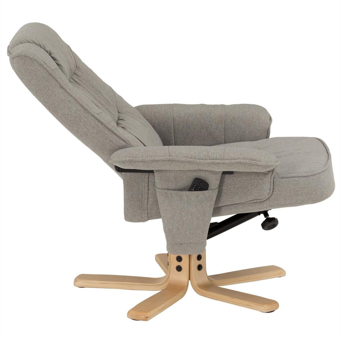 RELAXSESSEL CHARLY grau - Grau, Textil (76/87/61cm) - IDIMEX