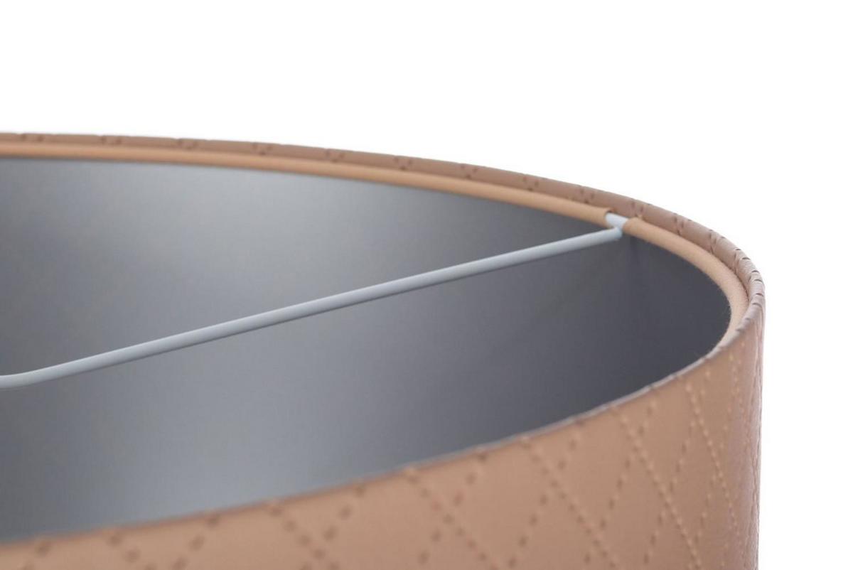 HÄNGELEUCHTE Silber 50/25 cm - Beige/Silberfarben, Kunststoff (50/0.8/25cm) - ONZENO