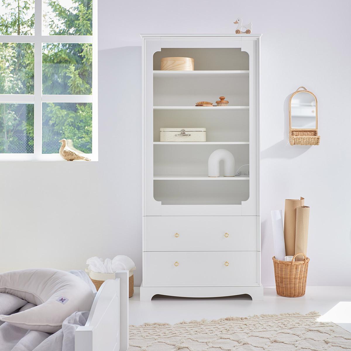 BÜCHERREGAL Royal Weiß - Weiß, Holzwerkstoff (90/195/43cm) - Petits-meubles