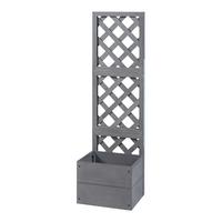 BLUMENKASTEN Amstelveen - Grau, Kunststoff (40/135/30cm) - [en.casa]