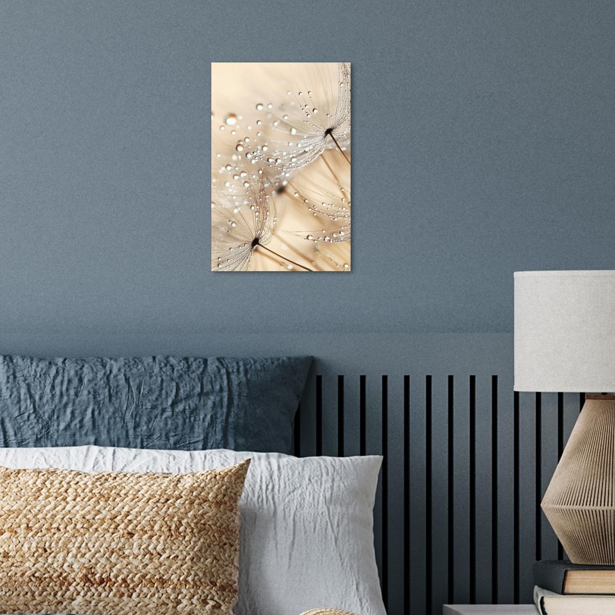 POSTER Löwenzahn - Abstrakt - Natur - Beige Room Decor 20x30 cm - Braun, Papier (20/30/0.1cm) - MuchoWow