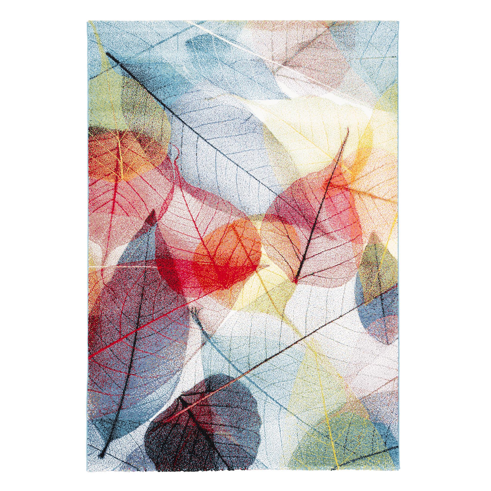 DESIGNER TEPPICH FARO TROPICAL BLÄTTER - Multicolor, Textil (200/290cm) - Pergamon