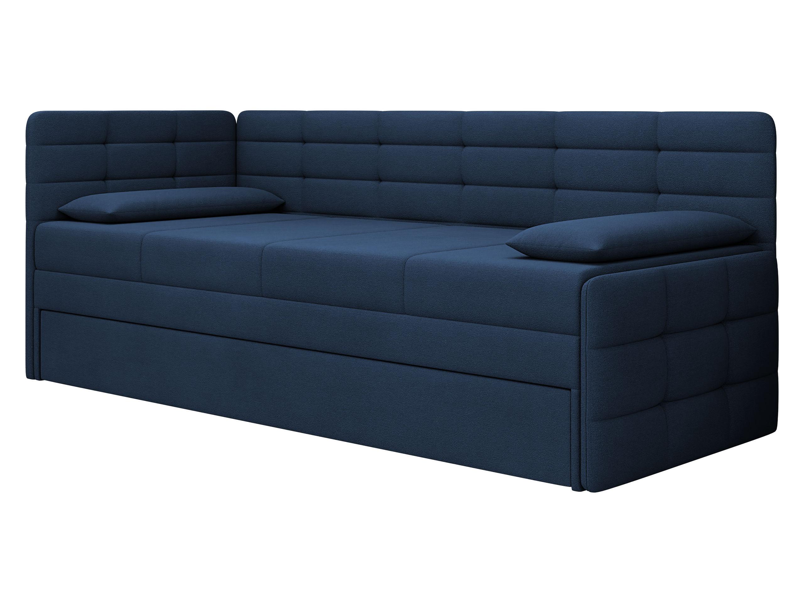 JUGENDBETT Sand - Blau/Schwarz, Holz/Kunststoff (162/189cm) - MIRJAN24