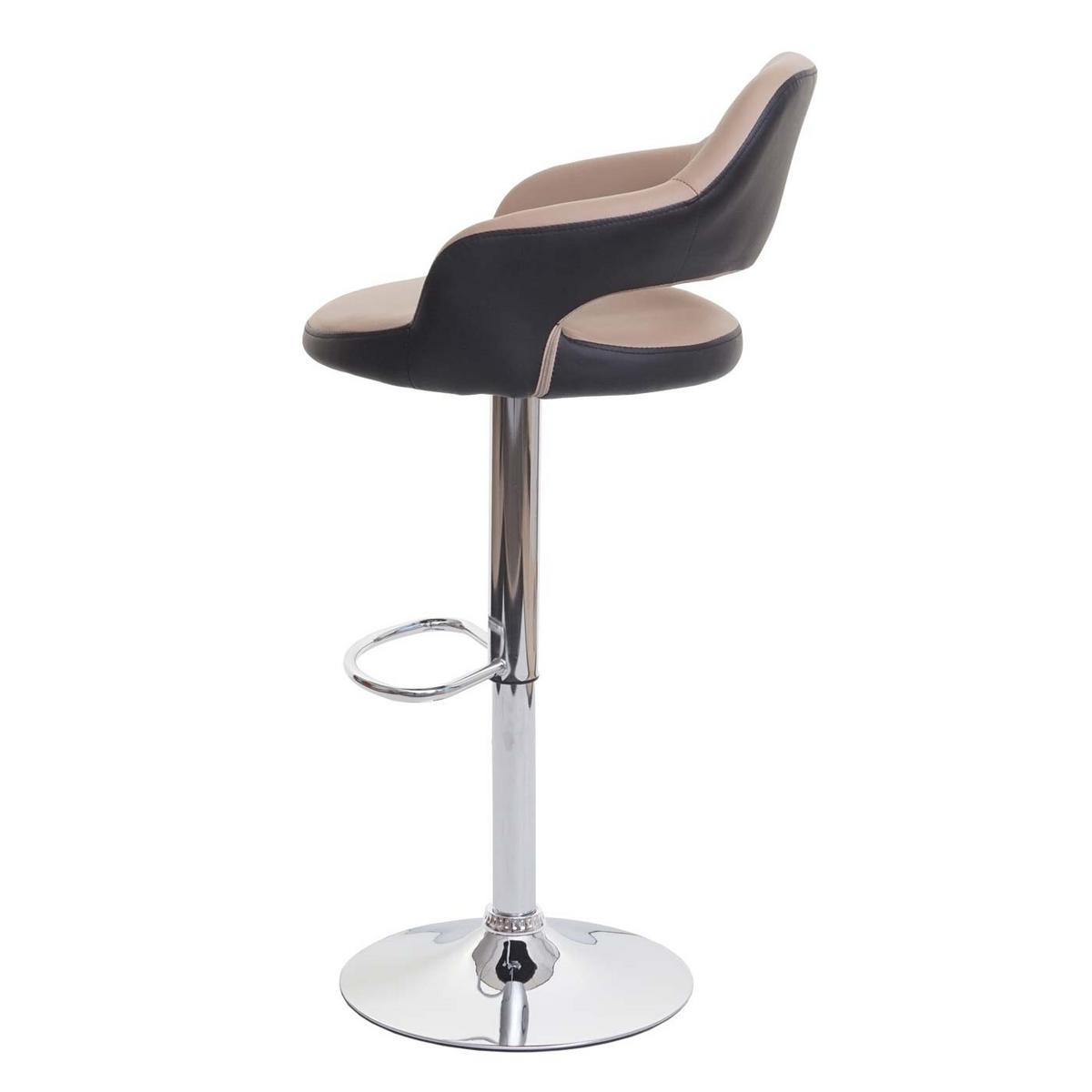 BARHOCKER Beige, Schwarz 2er-Set - Beige/Schwarz, Textil (51/105/55cm) - MCW
