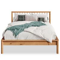 DOPPELBETT MASSIVHOLZ APOANA 140x200 cm Eiche - Eichefarben, Holz (140/200cm) - IDIMEX
