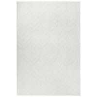 KUNSTFELLTEPPICH Cremeweiß 160/230 cm Mitchell - Creme/Weiß, Kunststoff (160/230cm) - Beliani