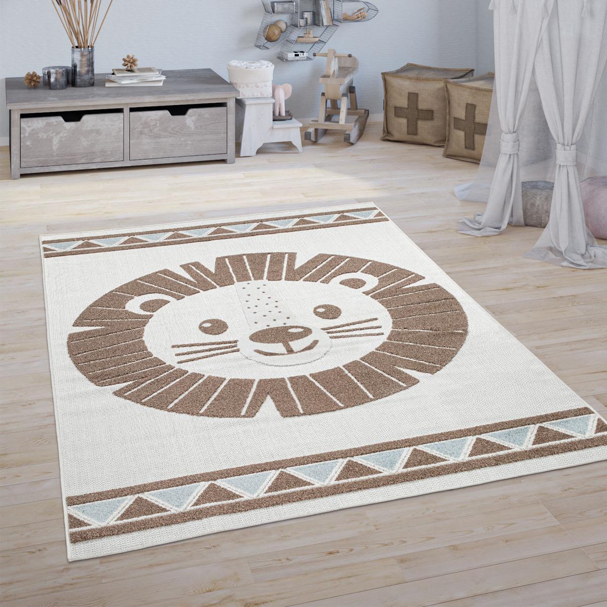 KINDERTEPPICH, mit Löwen-Motiv, Beige, 200 x 280 cm - Beige, Textil (200/280cm) - KADIMA DESIGN
