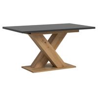 ESSTISCH grau, Eiche Artisan, Küchentisch ausziehbar 150 - 190 cm - Eiche Artisan/Grau, Holzwerkstoff/Metall (150/90/76cm) - Inn.Furn