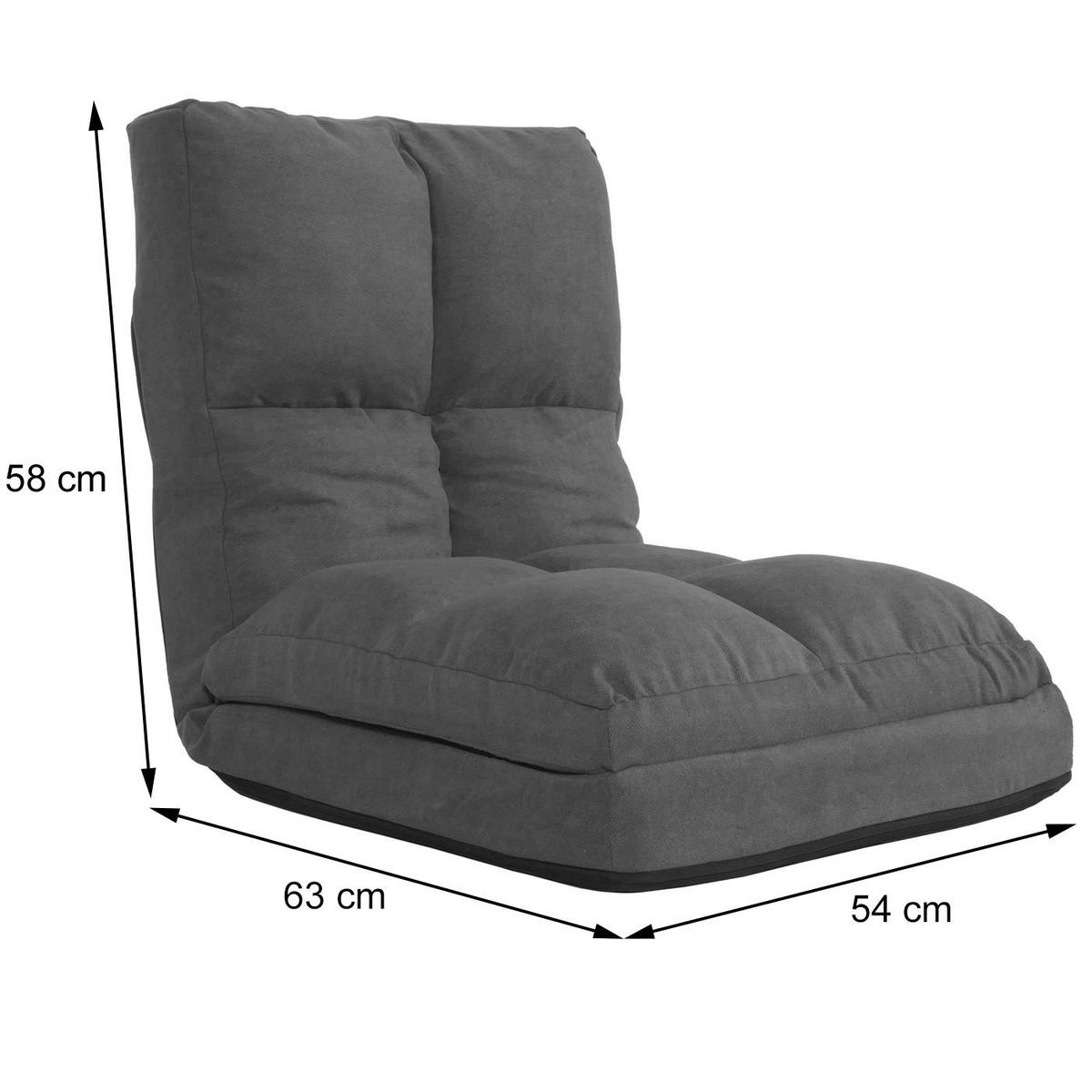 BODENSESSEL Braun - Braun, Textil (54/58/63cm) - MCW