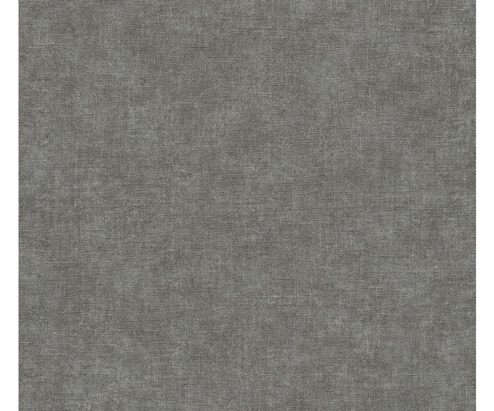 VLIESTAPETE Schwarz 53/1005 cm - Schwarz, Textil (53/1cm) - KUNSTLOFT