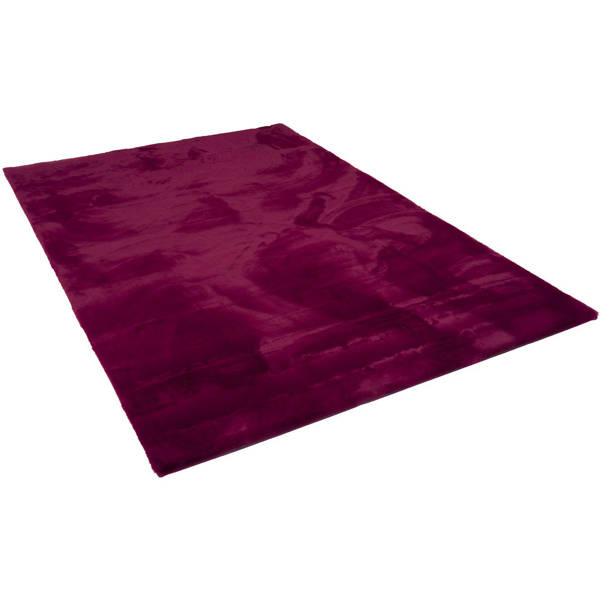 FELLTEPPICH LUXUS SUPER SOFT PLUSH - Brombeere, Textil (90/160cm) - Pergamon
