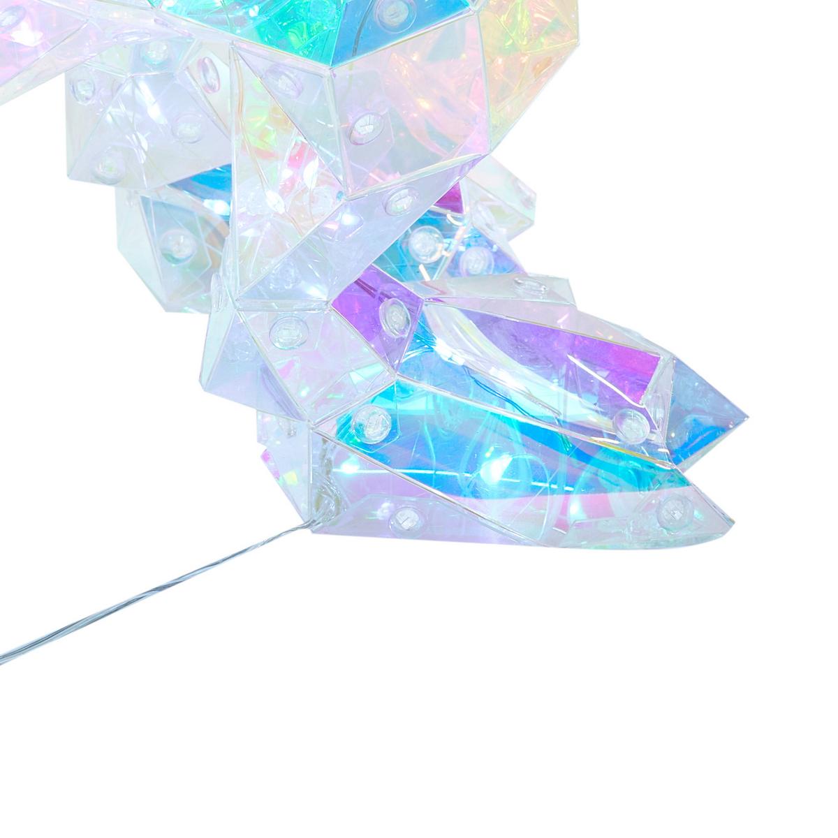 LED-DEKORATION Dinosaurier Bunt Tarjanex - Multicolor, Kunststoff (55/15/38cm) - Beliani