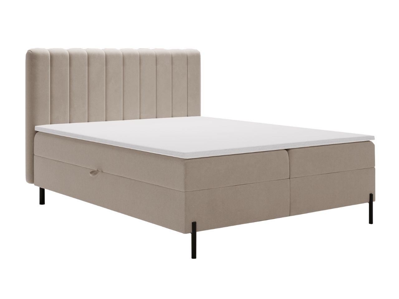 BOXBETT Primavera 160x200 Beige - Beige, Holz/Textil (160/200cm) - Graingold
