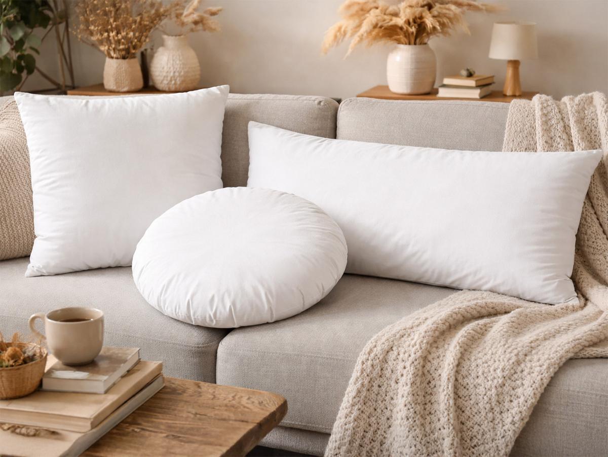 KOPFKISSEN PublikFree Faserbällchen 40/80 cm - Weiß, Naturmaterialien/Kunststoff (40/80cm) - beties Heimtextil