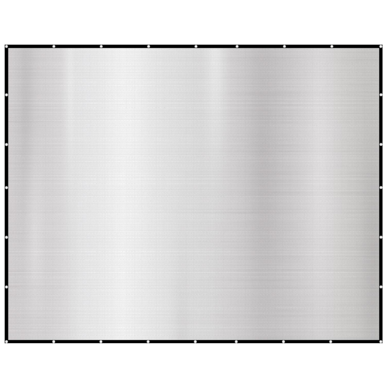 ALUMINIUM-SCHATTENNETZ 3/4 m, Silberfarben - Grau, Metall (400/300cm) - Amanka