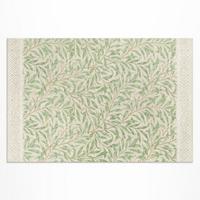 TEPPICH 100x150 cm Blätter Illustration William Morris - Grün, Kunststoff (100/150cm) - Wallfluent