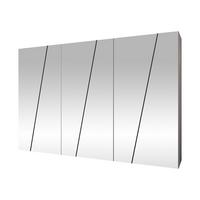 DREHTÜRENSCHRANK Zen 6L 300 cm - Schwarz/Weiß, Holzwerkstoff/Kunststoff (300/202/50cm) - MIRJAN24