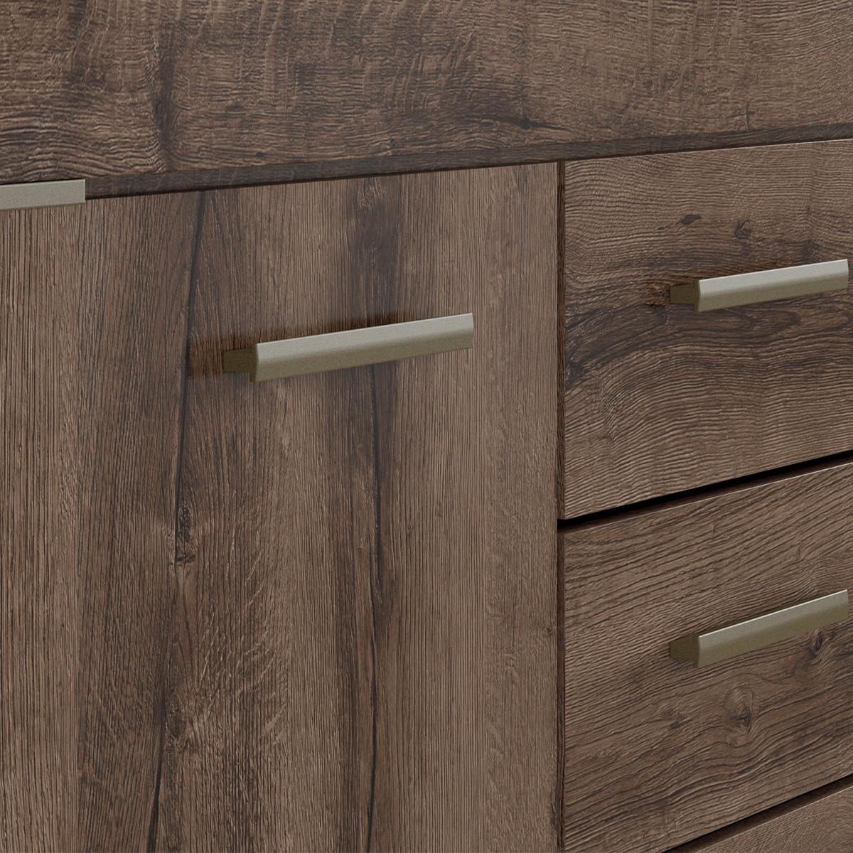 SIDEBOARD Adam Dunkles Holz - Braun, Holzwerkstoff (160/85/45cm) - Petits-meubles