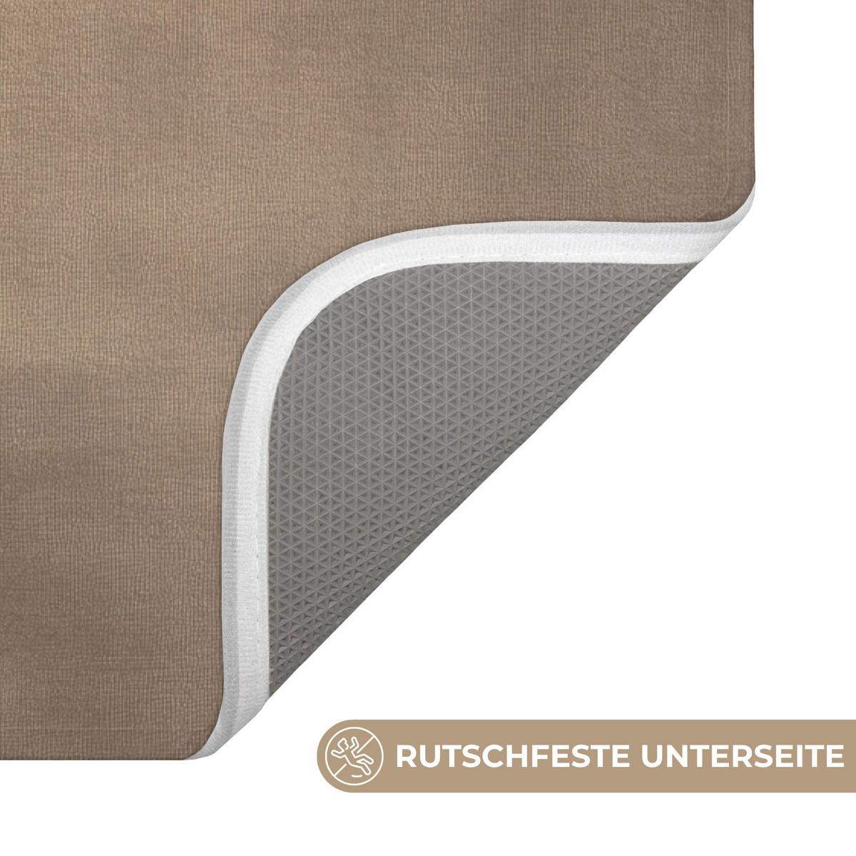 WC-VORLEGER Farbe - Braun - Japandi WC Teppich 40x60 cm - Mokka, Textil (40/1cm) - OnlyWow