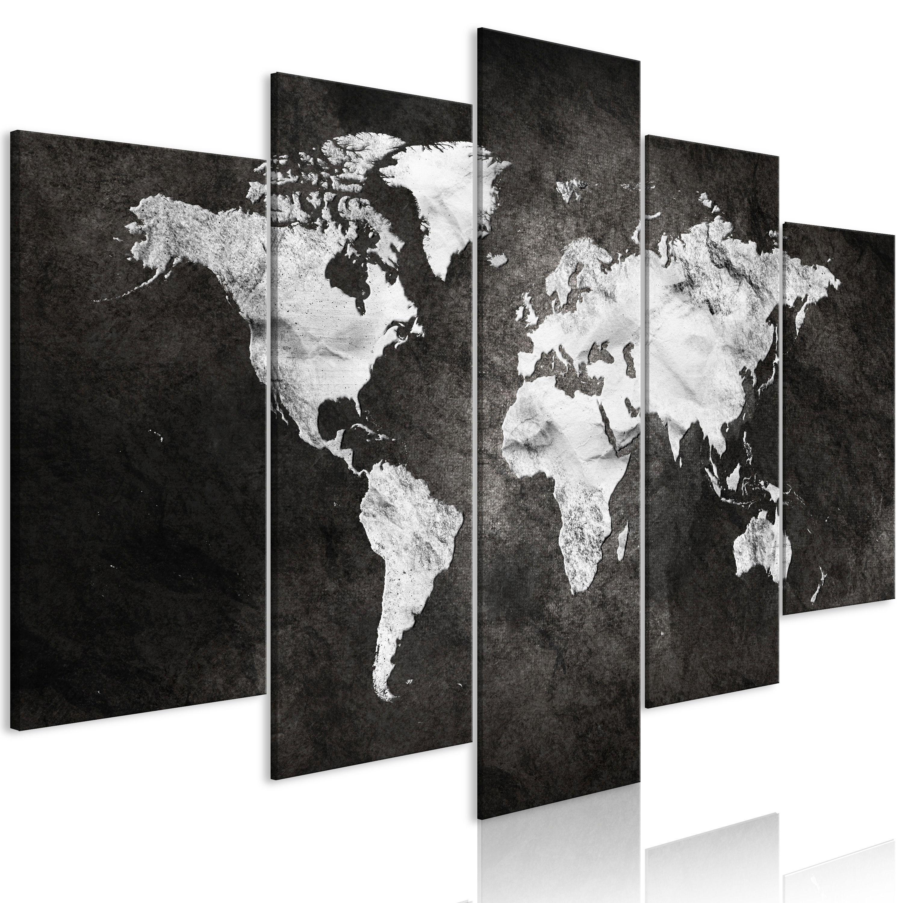 KUNSTDRUCK Schwarz-Weiß 100/50 cm - Schwarz, Textil (100/50cm) - KUNSTLOFT