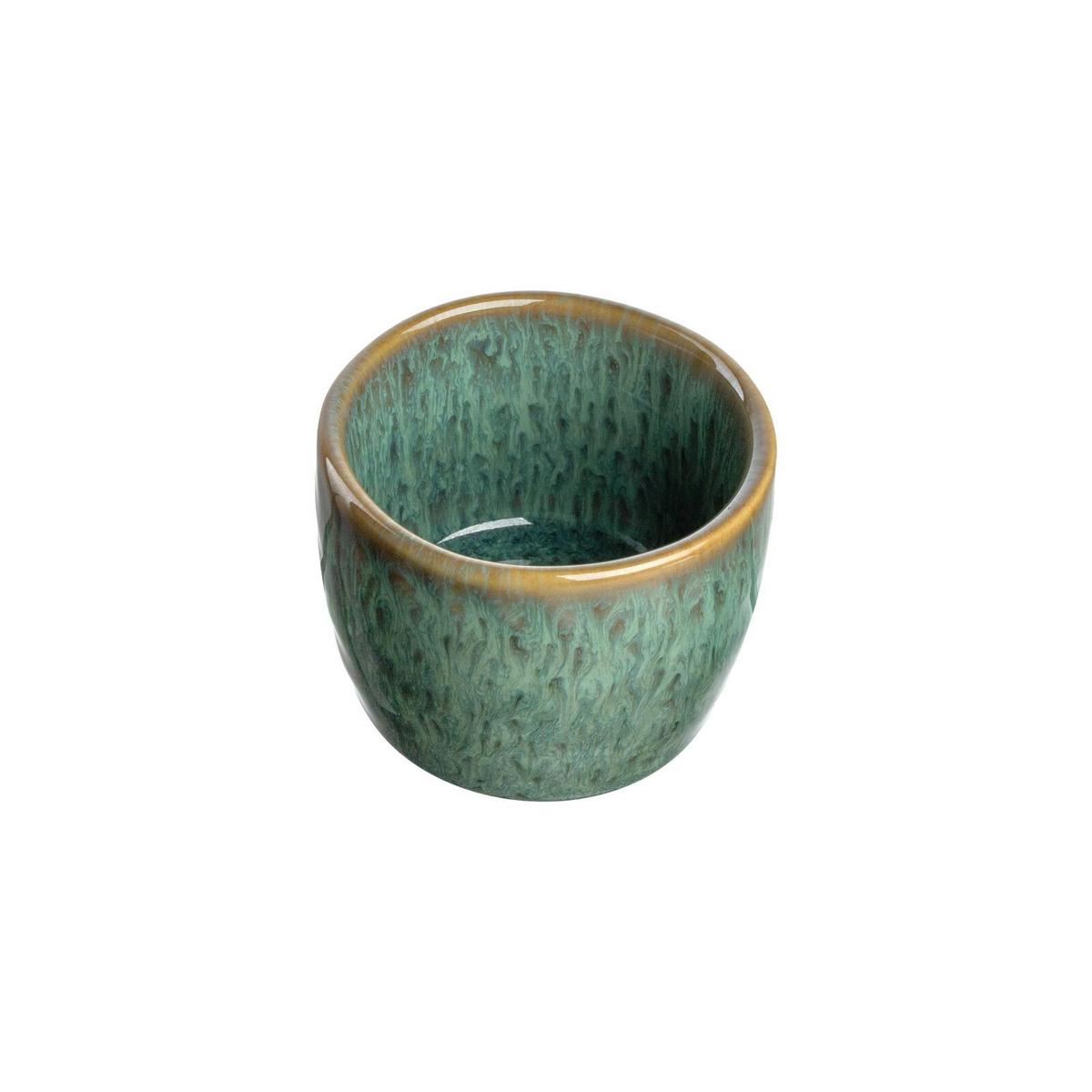 EIERBECHER Matera Grün ø 5,2 cm 6er Set - Grün, Keramik (5.2/4/5.2cm) - Leonardo Living