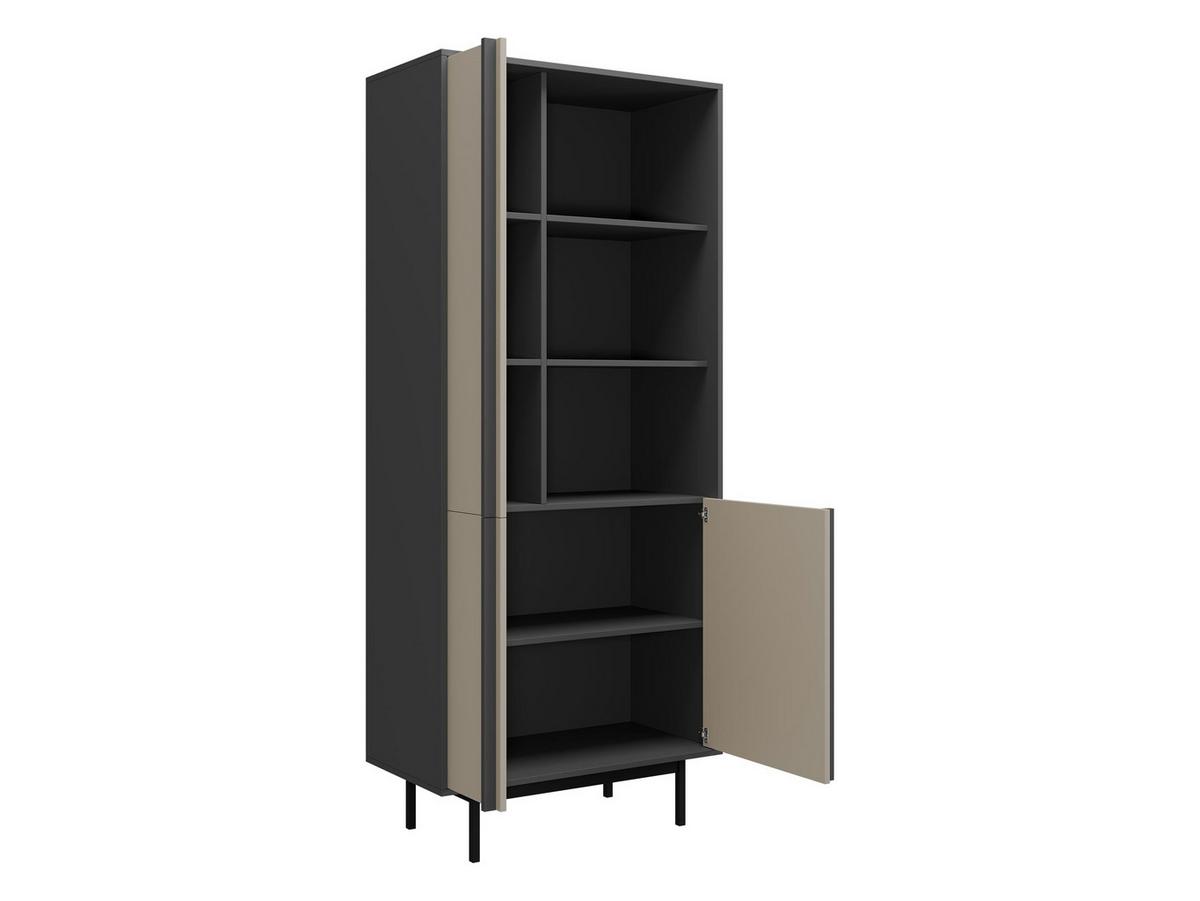 STANDREGAL Alsy 3D AL02 - Eichefarben/Anthrazit, Holzwerkstoff/Kunststoff (83/195/43cm) - MIRJAN24