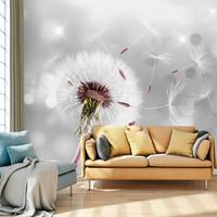 SELBSTKLEBENDE FOTOTAPETE 147/105 cm - Weiß/Grau, Kunststoff/Textil (147/1cm) - KUNSTLOFT