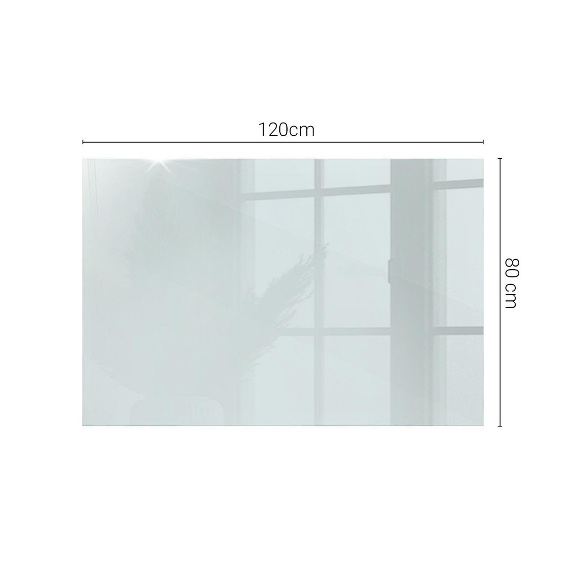 TISCHPLATTE 120 x 80 cm Transparente Glasplatte - Transparent, Glas (80/120/0.4cm) - TULUP
