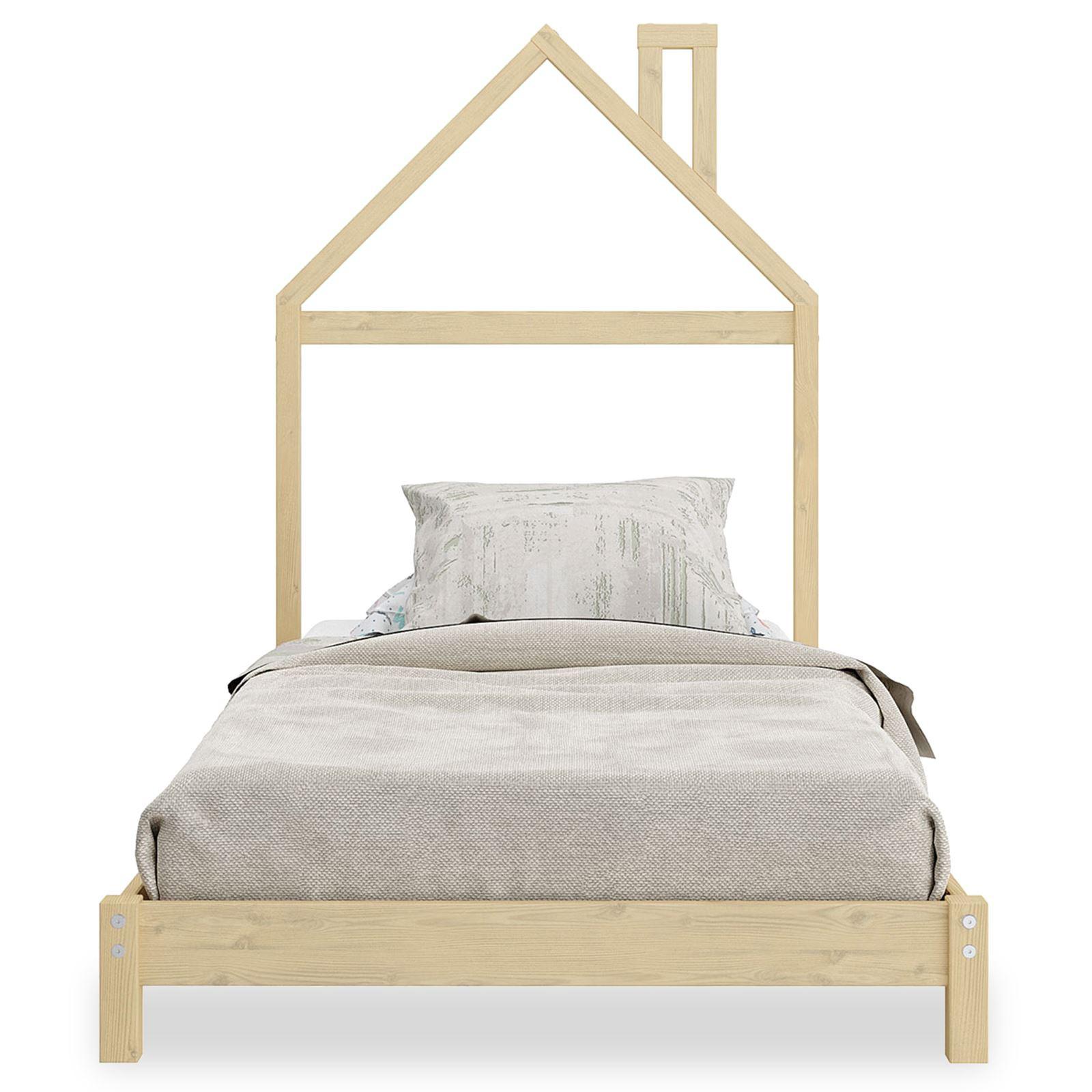 KINDERBETT LIZ 90x200 cm natur - Naturfarben, Holz (90/200cm) - IDIMEX