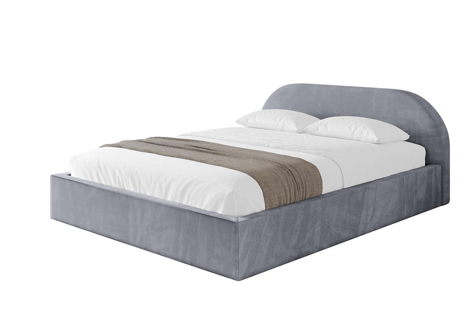 POLSTERBETT mit Bettkasten und Lattenrost, Boxbett ohne Matratze - TIVON-V1 180x200 Grau - Grau, Holzwerkstoff/Textil (180/200cm) - ALTDECOR